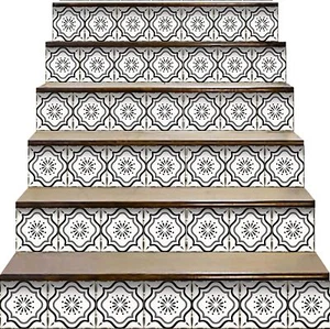 Mi Alma Peel and Stick Tile Backsplash Stair Riser Decals DIY Tile Decals Mex... - Picture 1 of 9