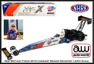 Auto World NHRA Brittany Force Carquest Brakes 1:24 Scale Diecast Car From AW - Picture 1 of 2
