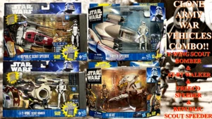 STAR WARS Hasbro The Clone Wars - 4*Clone Army War Vehicles EPIC Bundle - NEW!! - Picture 1 of 24