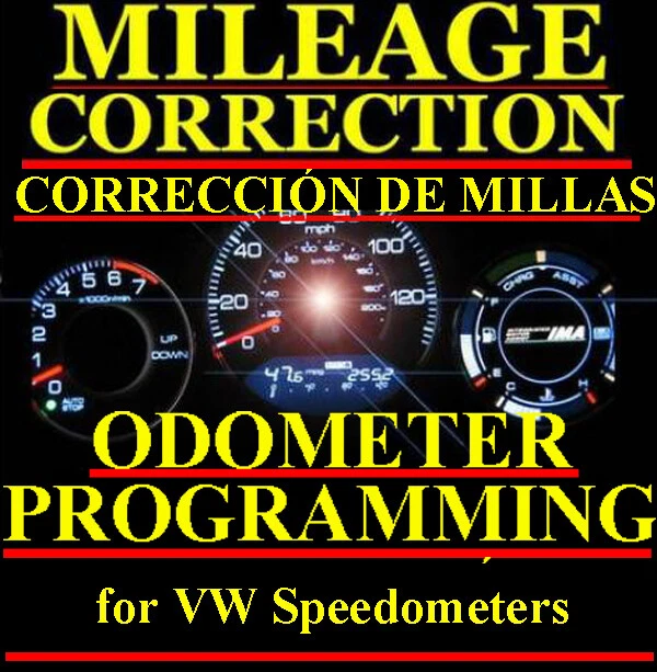 Volkswagen Speedometer Instrument Gauge Cluster Mileage Odometer PROGRAMMING - Image 1 of 1