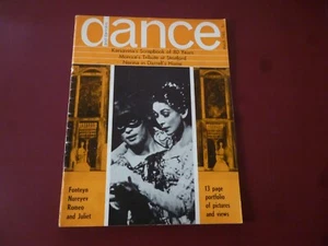 DANCE & DANCERS MARCH 1965 MARGOT FONTEYN, RUDOLF NUREYEV - R&J TAMARA KARSAVINA - Imagen 1 de 10