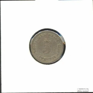 German Empire Jägernr: 12 1909 D Copper-Nickel extremely fine 1909 5 Pfennig lar - Picture 1 of 1