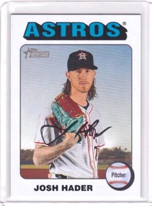 Josh Hader WHITE BORDER VARIATION 2024 Topps Heritage High Number #501 - Picture 1 of 6