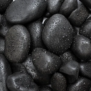 Pebbles Polished Black - 6 Sizes Available (Half Tonne) - Picture 1 of 5