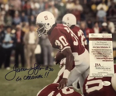 JAMES LOFTON HOF Signed Autograph 11x14 Photo Picture Stanford Cardinal JSA COA - Image 1 of 4