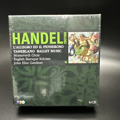 Handel Edition, Gardiner Monteverdi English Baroque [Erato 6 CD Box Set] SEALED - Image 1 of 4