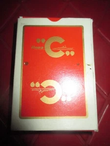 Tarjetas alegres usadas LINEA "C" CRUISE LINE en cartas rojas - años 80 - Imagen 1 de 3