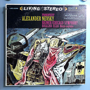 ORIG RCA LIVING STEREO SHADED DOG AUDIOPHILE LP~PROKOFIEV~REINER~NEVSKY~w/INSERT