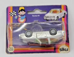 SIKU 1010 PORSCHE 911 IN SILVER METALLIC ON BLISTER V236 ERROR New On card - Picture 1 of 5