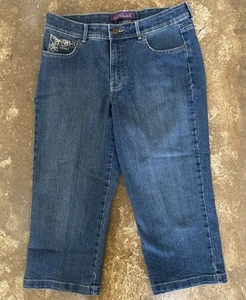 Pantalones de mezclilla para mujer Gloria Vanderbilt azules talla Missy 14 - Imagen 1 de 13