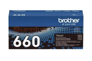 Cartucho de tóner Brother TN660 Alto Rendimiento Negro NUEVO - Imagen 1 de 1