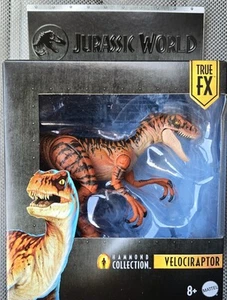 Jurassic World Hammond Collection: TRUE FX: TIGER VELOCIRAPTOR: NEW MATTEL - Picture 1 of 4
