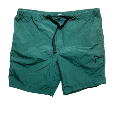 Pantalones Cortos de Carga Uniqlo Para Hombre XL Verde Nylon Mezcla de Poliéster Cintura Elástica Foto 1 de 4