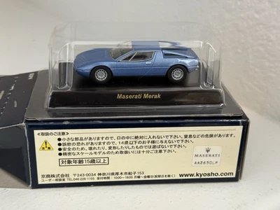 Kyosho 1:64 diecast Maserati Minicar Collection Merak en azul, EN CAJA Foto 1 de 3