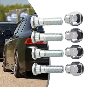Enhanced Performance Wheel Hub Bolt Stud for Forester 2009 2019 Silver Finish - Picture 1 of 12