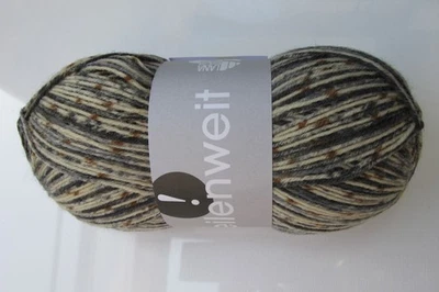 100g Sockenwolle Meilenweit Braun  Lana Grossa Farbnummer 2973  (4033493352970 ) - Bild 1 von 3