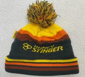 cappello in maglia pungiglione miele con pom pom adulto taglia unica acrilico  - Foto 1 di 3