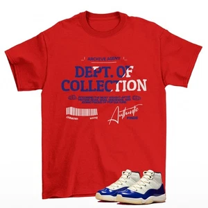 Archive Sneaker Shirt Red to Match Rare Air Jordan 11 IH0296-400 - Picture 1 of 3