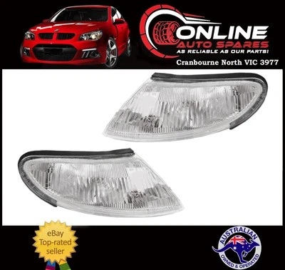 Front Corner Indicator PAIR fit Ford EF EL XH NF NL DF DL 8/94-8/98 turn signal - Image 1 of 4