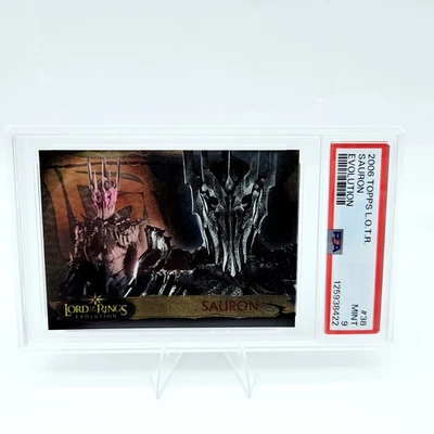 2006 Topps Lord of the Rings LOTR Sauron #38 Evolution PSA 9 - Image 1 of 3