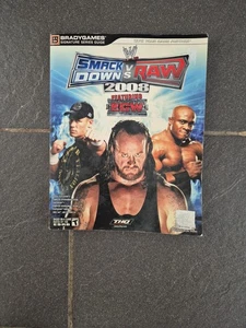 WWE Smack down Vs Raw 2008 Strategy Series Guide ecw Brady games - Picture 1 of 2
