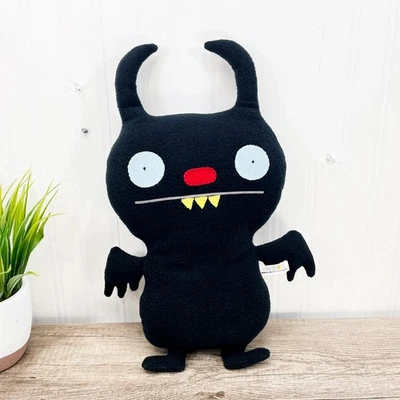 Gund Uglydoll Ninja Batty Shogun Pelúcia Preto Bicho de Pelúcia Monstro 2012 12,5" - Imagem 1 de 4