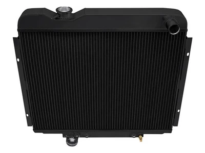 Black Aluminum 3 Row Radiator For 1965-1966 Ford Custom, Galaxie 500, LTD, Comet Foto 1 de 2