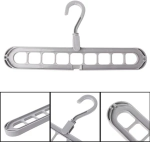 9 Stück 9-Loch Schrank Organizer Rack - Platzsparende Kleiderbügel für Hemden & Anzüge Neu ohne Etikett - Bild 1 von 4