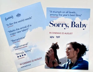 Sorry Baby 2025 Movie Film Postcards x 2  - Eva Victor - Picture 1 of 5