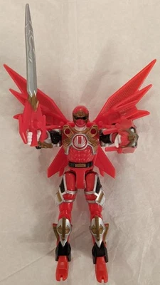 Bandai Power Rangers Ninja Storm Red Wind Turbo Tri-Battlized Foto 1 de 4