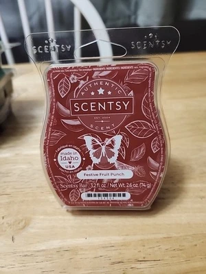 Scentsy Barra di Cera Punzone Frutta Festiva Nuova #104304 - Immagine 1 di 2