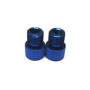 gobike88 XON Adattatore Valvola Presta, Converte presta in schrader, Blu, 2pz, H57 - Foto 1 di 2