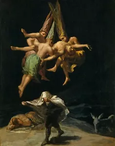 Impresión o lienzo - Brujas en el aire - Brujas Francisco Goya - Imagen 1 de 1