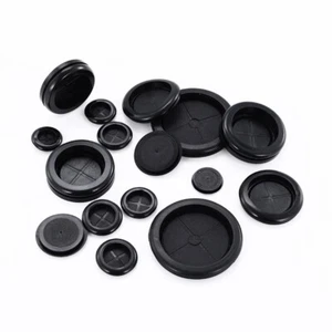 Electronic Panel Rubber Hole Plugs Rubber Knockout Plug 30 per Package - Picture 1 of 29