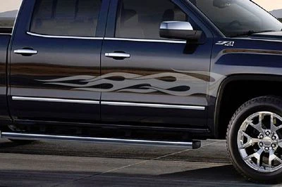 Flame Stripe Decals Fits: GMC Sierra / Chevy Silverado Stripes Graphics kit  3M - Image 1 of 4