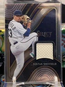 2021 SELECT - JUSTUS SHEFFIELD RELIC CARD - SEATTLE MARINERS 7E - Picture 1 of 2