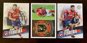 3x 2022 Topps Chrome MLS Refractor #183, 153 & S-15 - Jesus Ferreira - Picture 1 of 2