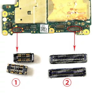 2 x per ASUS ZENFONE 5 ZE620KL display LCD FPC connettore batteria spina scheda madre - Foto 1 di 7