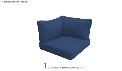 TK Classics (TKC) Corner Chair Cover Set in NAVY color for FLORENCE, MIAMI +