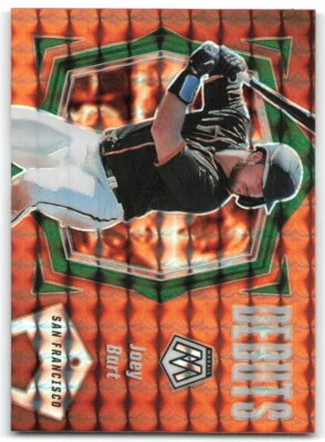 2021 Panini Mosaic #PD3 Joey Bart Debuts Reactive Orange San Francisco Giants - Image 1 of 2