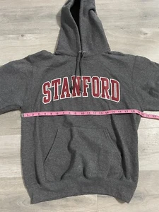 Stanford Cardinal Champion Hoodie Sweatshirt Charcoal Medium NCAA Small - Picture 1 of 3