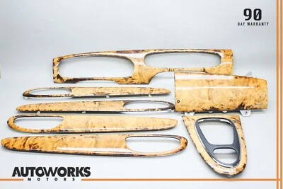 04-09 Jaguar XJ8 VDP X358 LWB Juego de 7 molduras de madera para tablero/consola/puerta OEM Foto 1 de 4