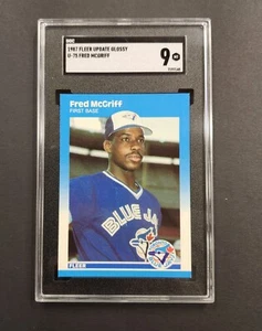 1987 Fleer Update - Collector's Edition Glossy #U-75 (RC) Fred McGriff SGC 9 - Bild 1 von 2
