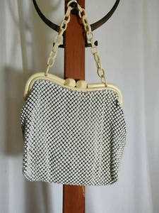 Borsa a mano con struttura in plastica in alluminio Whiting And Davis - Foto 1 di 7
