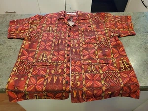 Vintage DISNEY World Wide Services Cast Member POLYNESIAN Shirt LARGE Male - Picture 1 of 7