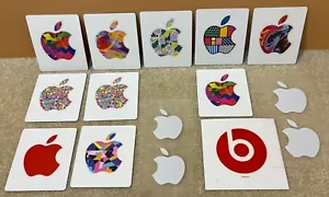 Lot of 15 Logo Decals Stickers 14 From Apple Gift Cards & 1 Beats Music New - Picture 1 of 1