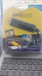 NEW Easy CAP USB 2.0 Video Adapter with Audio Capture & Edit Factory Sealed - Picture 1 of 2