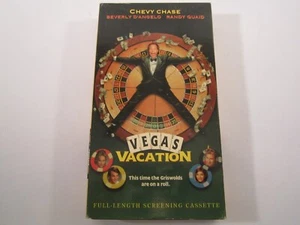 VHS Film VEGAS VACATION Full-Length Screening Cassette 1997 [10P6] - Picture 1 of 2