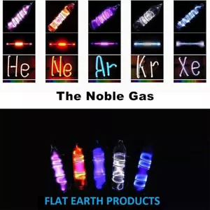 Rare Luminous Gas Sealed 99.999% Tube Nobel Gases Power Sky Above Science - Picture 1 of 16