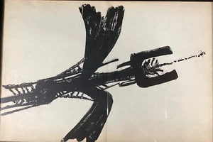 SIGNED Wifredo Lam Lithograph Art Phoenix Bird with Frame - Picture 1 of 6